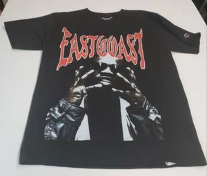 Ferg East Coast X Champion Hombres Camiseta Gráfica Negra Cuello Redondo Camiseta M Nueva E-28 - Imagen 1 de 3