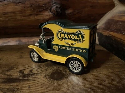 1998 Crayola Gearbox 1912 Ford Delivery Truck #3 in series   Die Cast Bank - Image 1 of 4