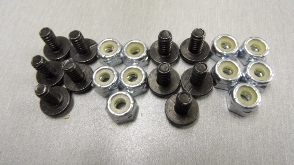 NOS JEEP CJ & YJ WRANGLER 硬件套件 适用于软门桨把手 (10 件) — 第 1/4 张图片