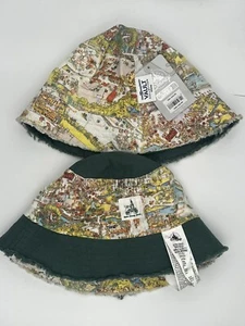 NWT Disney World Map 50th Anniversary Reversable Bucket Hat Vault Collection - Picture 1 of 9
