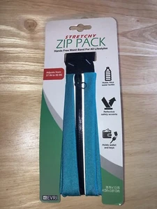 EVRI Stretchy Zip Pack Hands Free Adj Waist Band Teal Neu mit Etikett Bauchtasche - Bild 1 von 2