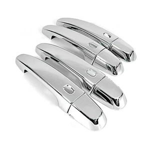 For Chevy Equinox 2018-2023 GMC Terrain Door Handle Cover Chrome W/4 Smart holes - Picture 1 of 6