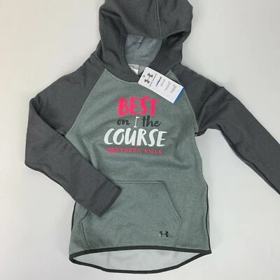 Suéter con Capucha Under Armour Jóvenes Niñas Mediano Mejor en el Campo Southern Hills Foto 1 de 4