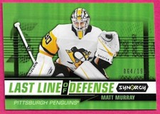 2018-19 Upper Deck Synergy MATT MURRAY #LD-14 Last Line of Defense Green 064/199