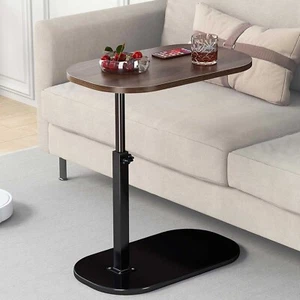 Height Adjustable Coffee Table Side table Sofa End Laptop Bedside Rotation Desk - Picture 1 of 8