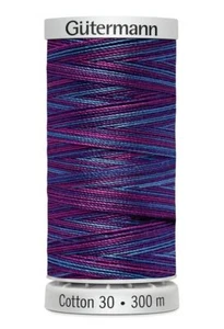 Gutermann Cotton 30, Colour 4111 VARIEGATED, 300m Embroidery, Quilting Thr - Imagen 1 de 1