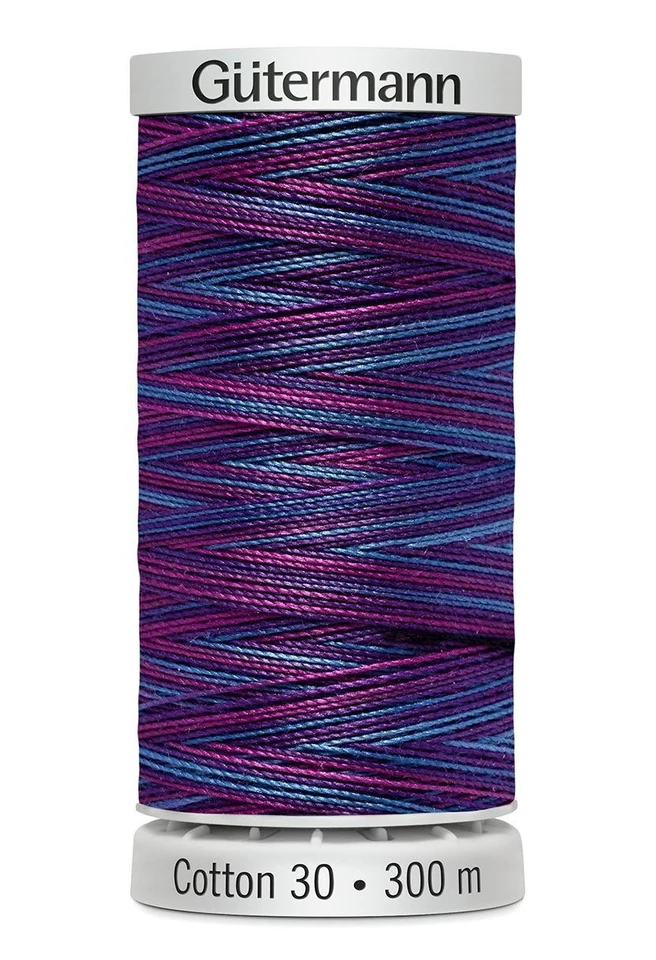 Gutermann Cotton 30, Colour 4111 VARIEGATED, 300m Embroidery, Quilting Thr - Image 1 of 1