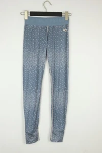 KARI TRAA Girls Steel Blue Polka Dots Pull-On Leggings Size S/P W26 - Picture 1 of 18
