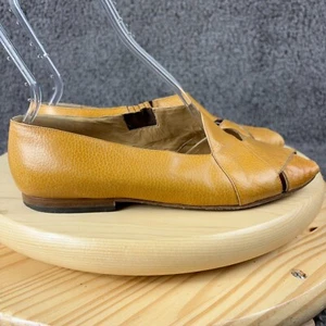 Fratelli Rossetti Damenschuhe Größe 10,5 Leder zehenfrei Loafer hergestellt in Italien - Bild 1 von 7