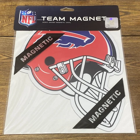 8 Inch NFL Buffalo Bills Helmet Magnet Logo Fremont Die Car Truck Auto Team Cover