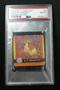 1999 Action Flipz Pidgey - Pidgeotto Premier PSA 8 - Bild 1 von 3