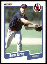 1990 Fleer Bryan Harvey California Angels #134