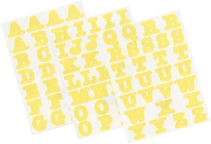 Creative Memories FUNDA SUPERIOR ABC BOLD Pegatinas - AMARILLO PASTEL - Imagen 1 de 4