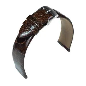 Correa de reloj ramo pata de avestruz cuero marrón oscuro de Barington/Eulit - Imagen 1 de 1