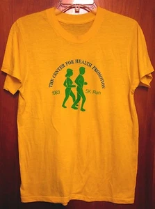1983 Center for Health Promotion vtg T shirt Riverside Hospital lrg Toledo 5K - Picture 1 of 2