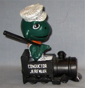 Bobblehead de béisbol de ligas menores Jeremiah conductor de Green Bay Bullfrogs - Imagen 1 de 4