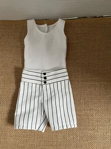 Tonner/Effanbee St.John BASIL, Matt 17" Vinyl DOLL T-SHIRT & Striped SHORTS SET - Picture 1 of 17