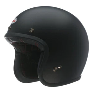 CASCO JET BELL CUSTOM 500 MATTE BLACK - Picture 1 of 8