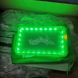 Rolling Tray Green and Lights Up By King Kush - Picture 1 of 4