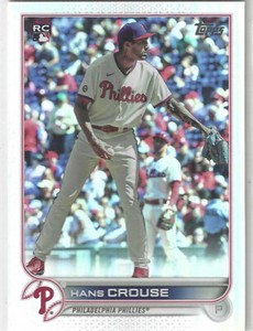 2022 Topps Rainbow Foil #642 Hans Crouse RC Philadelphia Phillies