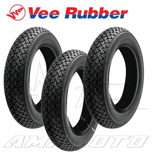 KIT GOMME PNEUMATICI VEE-RUBBER 3.50-10 59J PIAGGIO APE P 50 1980 > 1985 - Foto 1 di 2
