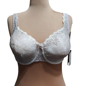Olga 36DD Bügel Spitzen BH Neu mit Etikett Vintage Creme Vollfigur Shimmerlace 35017 - Bild 1 von 8