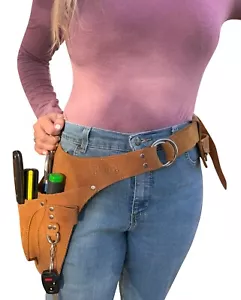 TRUTUCH Leder Gartengerätegürtel für Herren Damen | Gartengerätetasche | Gärtner - Bild 1 von 6