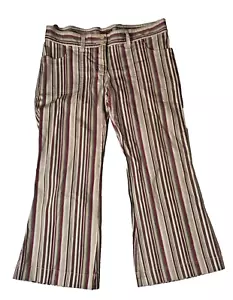 Blue Ridge Vintage Striped Jeans Size 12 - Picture 1 of 7