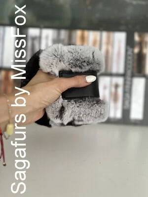 Мини-трубка с принтом шиншилла рекс кролик - Изображение 1 из 4