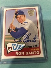 2005 Topps All Time Fan Favorites On Card Autograph Ron Santo SP 90￼￼ ChIcago