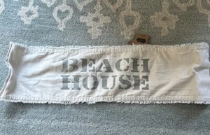 Mudpie Pillow Wrap Beach House, Cotton Wrap Brand New Coastal Decor - Picture 1 of 8