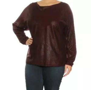 RALPH LAUREN Womens Metallic Top Blouse Small (READ) - Picture 1 of 4