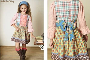 NWT MATILDA JANE 2, 4 GORGEOUS Mixed Print FRIENDS FOREVER BETHANY SHASTA DRESS - Picture 1 of 8