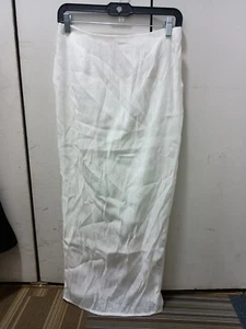 SNDYS Tamsyn White Skirt in Rayon/Polyester Size Small - Picture 1 of 3
