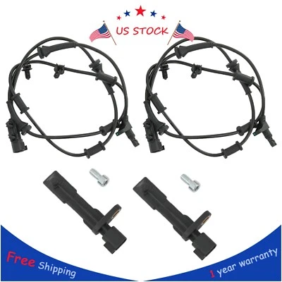 4 PCS Front Rear Left Right ABS Wheel Speed Sensor for 2007-2017 Jeep Wrangler - Image 1 of 4