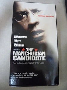 The Manchurian Candidate (VHS, 2004) Denzel Washington Meryl Streep - Imagen 1 de 1