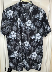 Retro Rifle Suppressed schwarz/weiß Hawaii Button-Down Herren Hemd Gr. XL - Bild 1 von 9