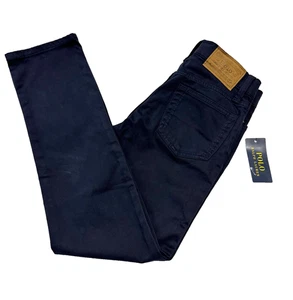 Polo Ralph Lauren ragazzo jeans navy vestibilità classica cotone denim taglia 14 nuovo con etichetta pantaloni - Foto 1 di 7