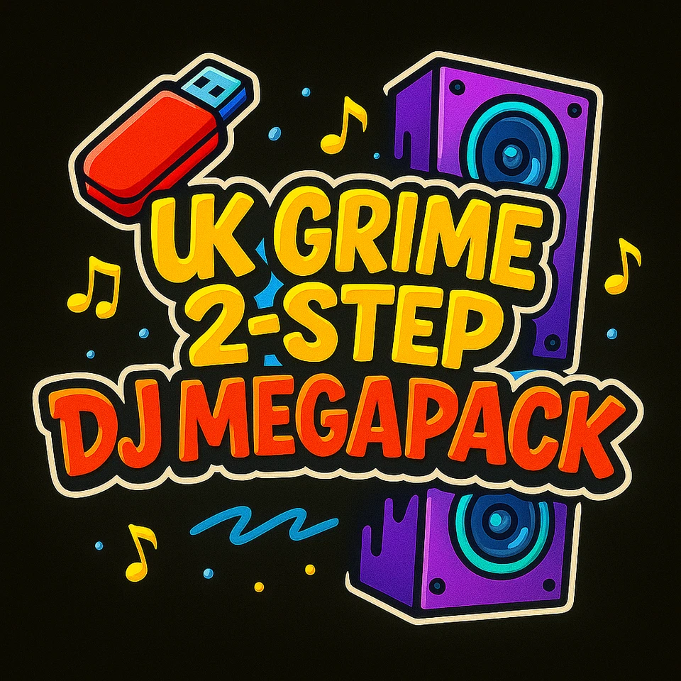 UK Grime 2-Step DJ Megapack USB Over 6000 Tracks Included Foto 1 de 1