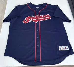 Cleveland Indians Justice #23 Majestic Baseball Jersey 90s MLB Stitched Size 2XL - Picture 1 of 10