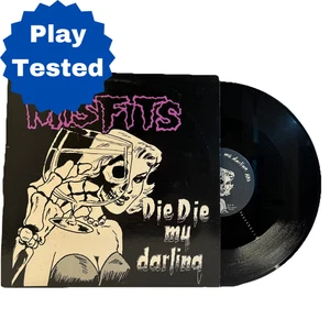 Misfits Die Die My Darling Vinyl Record 12" EP 1984 Plan 9 1st Press Punk 45 rpm - Picture 1 of 10