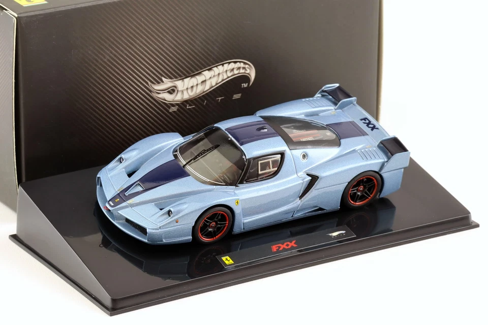 Hot Wheels Ferrari FXX 2005 Azur/blu 1 43