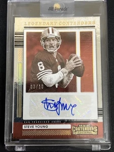 2021 Panini Optic Contenders - Steve Young Legendary #/10 Auto 49ers - Picture 1 of 2