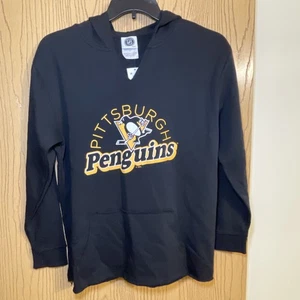 Pittsburgh Penguins Hoodie Damen schwarz Größe Medium distressed - Bild 1 von 6