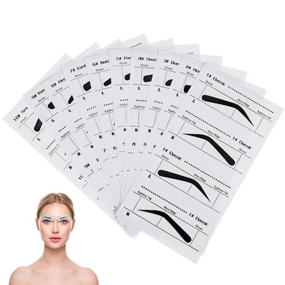  Kit Stencil Sopracciglia Strumento Di Modellatura Sopracciglio Per - Image 1 of 4