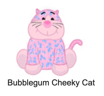 Webkinz Classic Bubblegum Cheeky Cat Code Only - Virtual Pet Kinz - Image 1 of 2