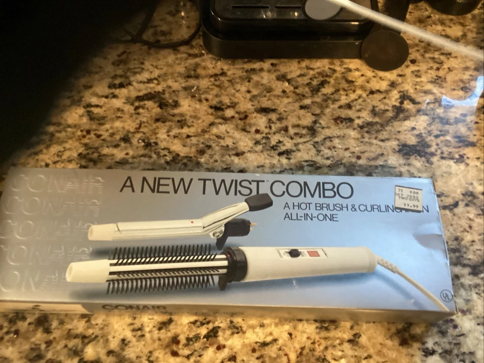 Cepillo de rizado y peinado CONAIR Hot modelo BC10X hecho en Hong Kong británico nuevo Foto 1 de 1