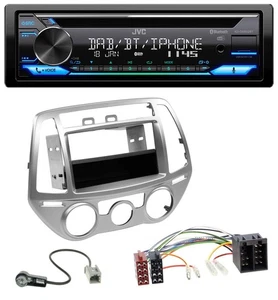 JVC Bluetooth MP3 USB DAB CD Autoradio für Hyundai i20 (12-14) man. Klima - Bild 1 von 9