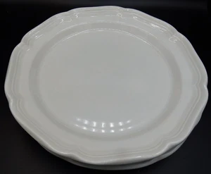 3 platos de cena Mikasa French Countryside blancos de 10 3/4" F9000 ¡EXCELENTE! - Imagen 1 de 3