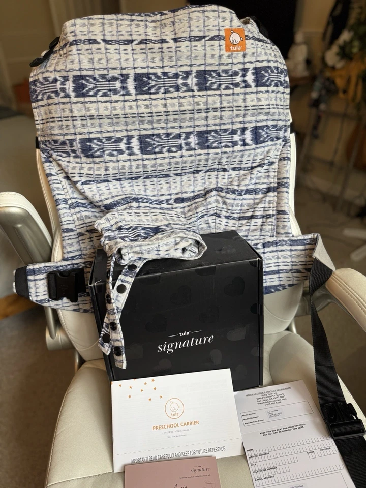 Tula Signature Handwoven Preschool Carrier Mikoleon Ikat - Image 1 of 4